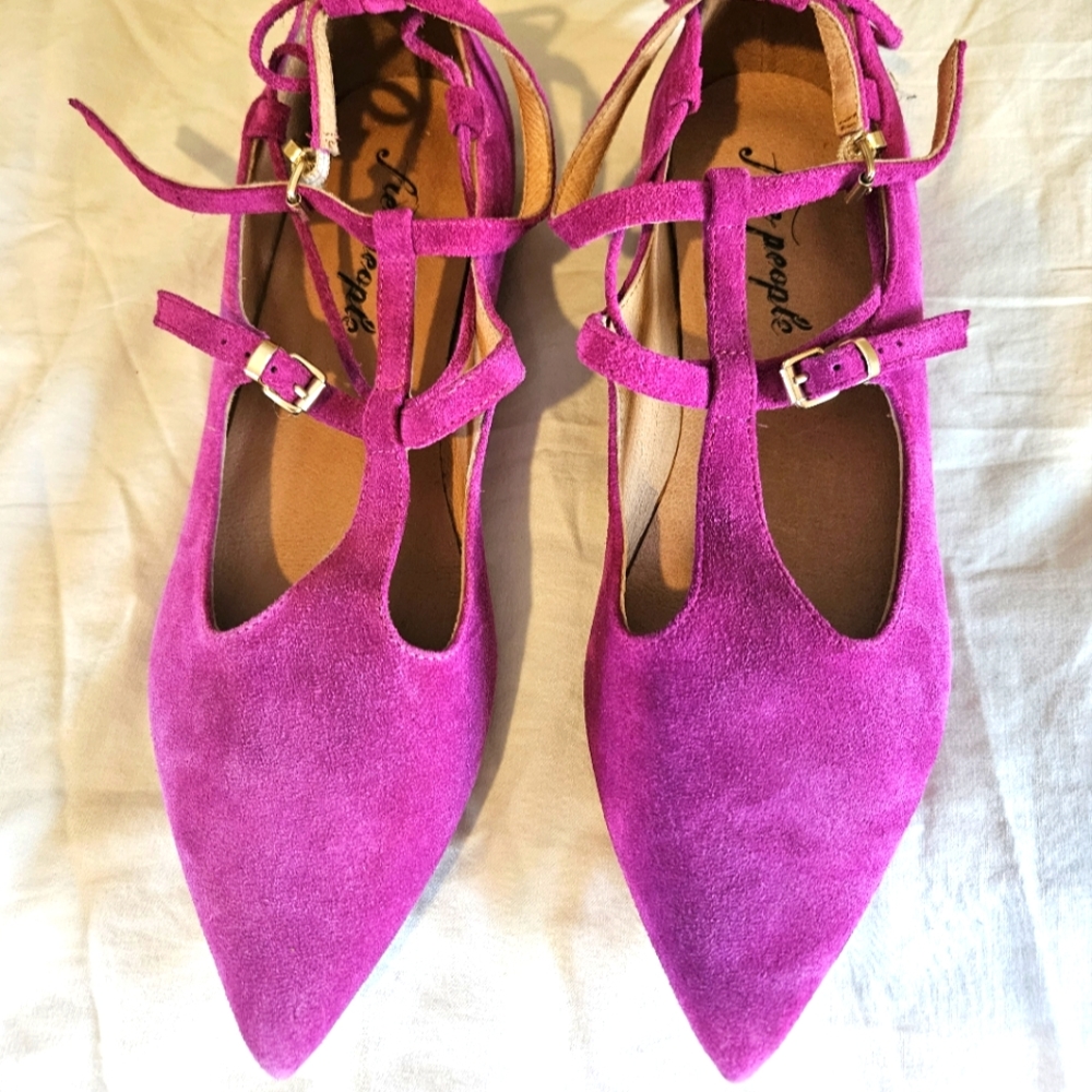 Free People Isabelle Lace Up Orchid